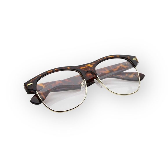 SOTM Accessories - new Dapper Horn Rim Sunglasses Clear Sunnies ☻ Tortoise Shell + Clear ☻︎